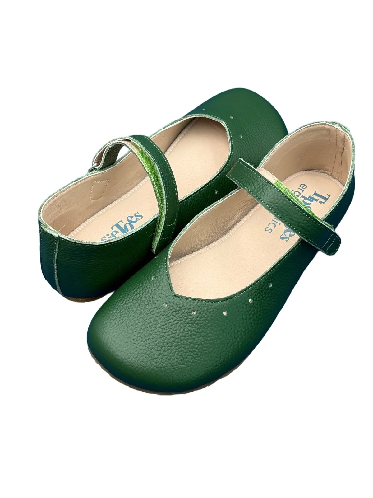 Tipsietoes 2025 Sprinng Autumn Barefoot Genuine Leather Ballerina Mary Jean Women With Flat Soft Sole Zero Drop Wider Toes Box