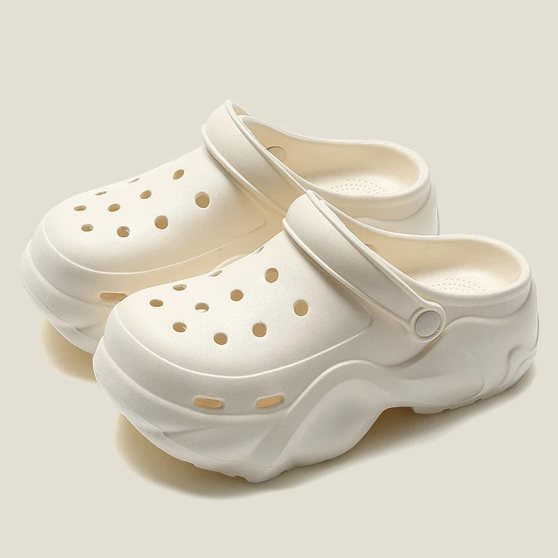 Women DIY Cute Animal button Decor Clogs Fashion Summer Spring Autumn Beach Sandals Cave Hole Female Garden Shoes Students Girls