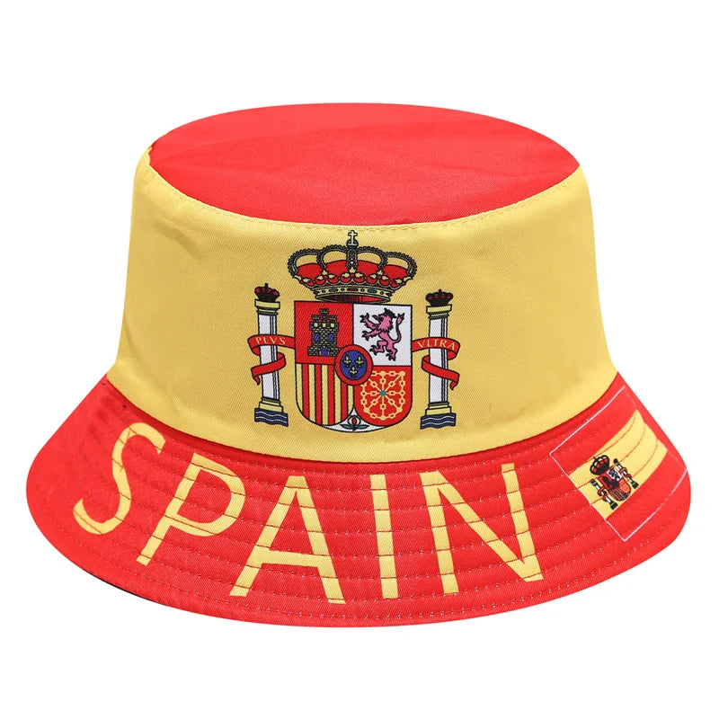 2026 Countries National Flag Bucket Hat Men Women Football FanParty Football Cup Sports Support Sun Hat Soccer Fan Fisherman Hat