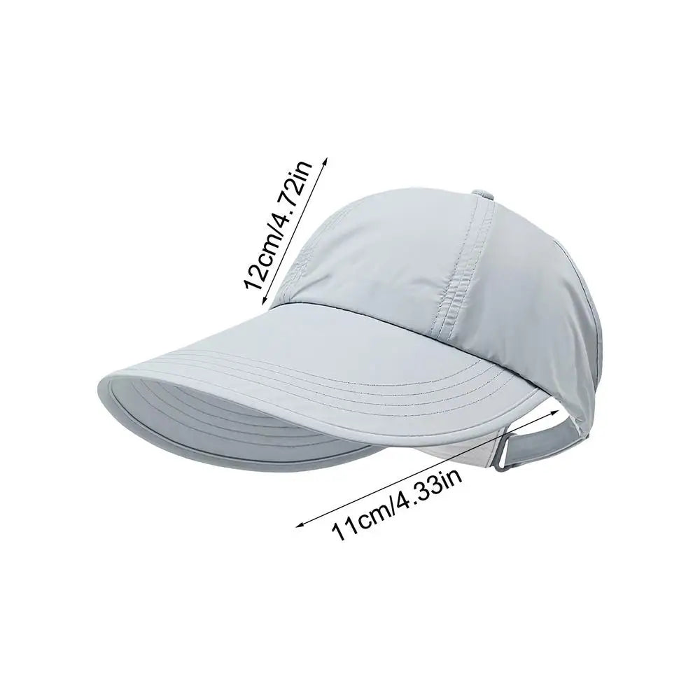 Breathable Sunhat with Wide Brim  UV Protection Summer Outdoor Beach Fisherman Hat Sunscreen Protection Cap Adjustable Sun Hat