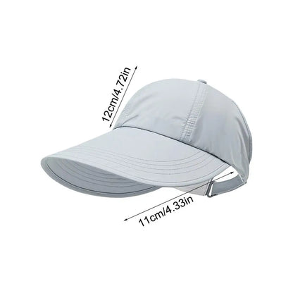 Breathable Sunhat with Wide Brim  UV Protection Summer Outdoor Beach Fisherman Hat Sunscreen Protection Cap Adjustable Sun Hat
