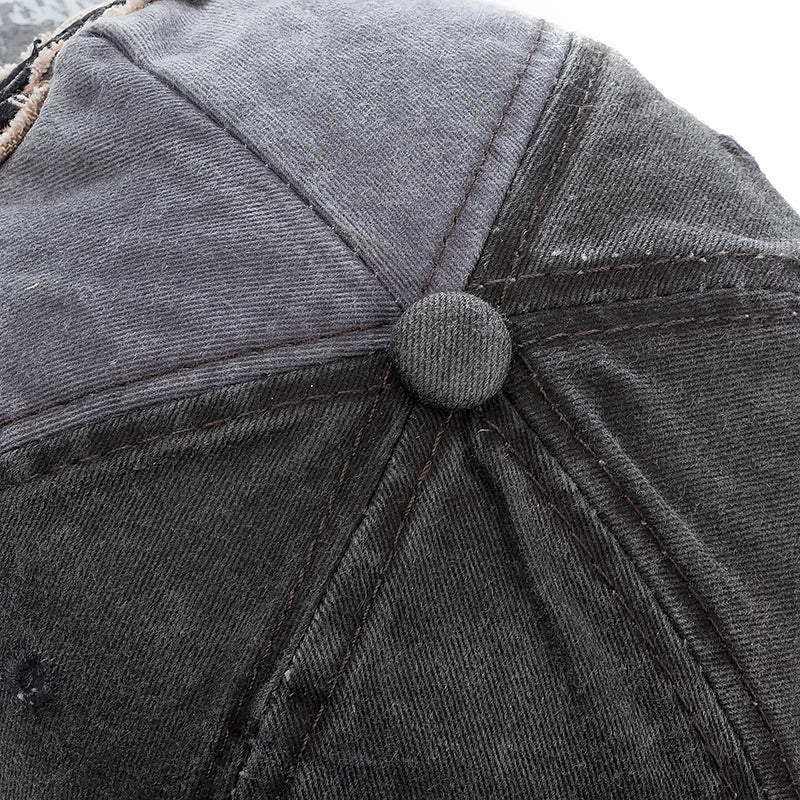 2023 High Quality Washed cowboy letters Cotton Cap For Men Women Adjustable Autdoor Sun protection hat Rock Shark Baseball Caps