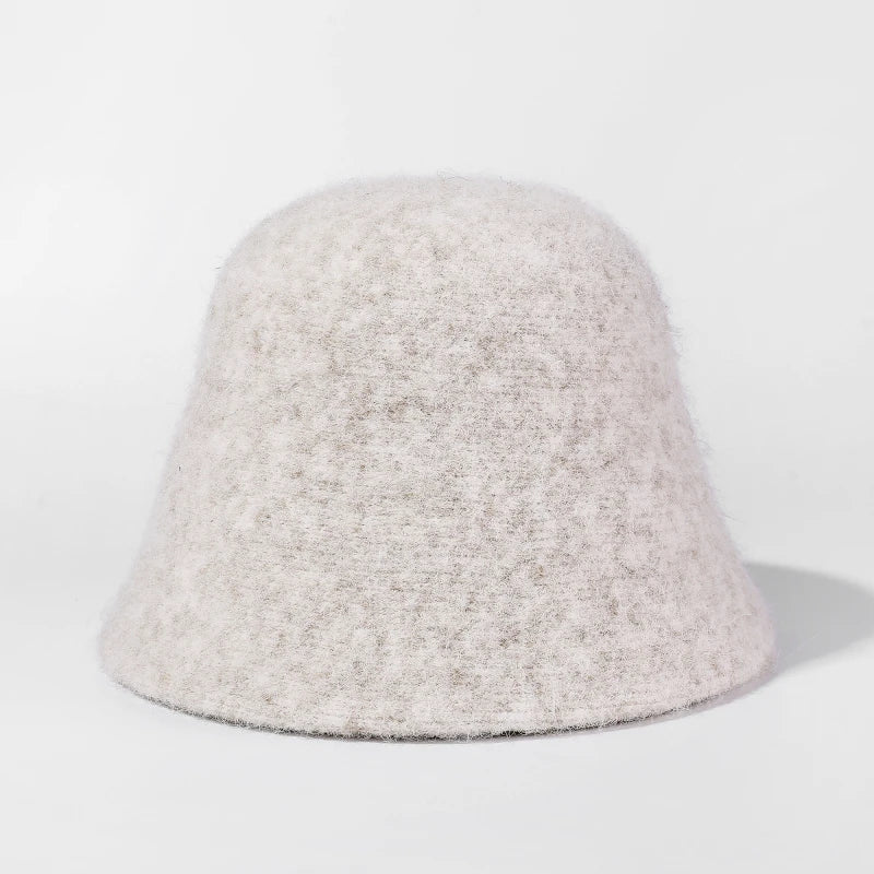Fashion Ladies Winter Outdoor Warm Bucket Hat Woman‘s Daily Casual Fisherman Cap Korean Style Classic Panama Hats
