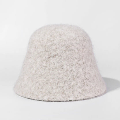 Fashion Ladies Winter Outdoor Warm Bucket Hat Woman‘s Daily Casual Fisherman Cap Korean Style Classic Panama Hats