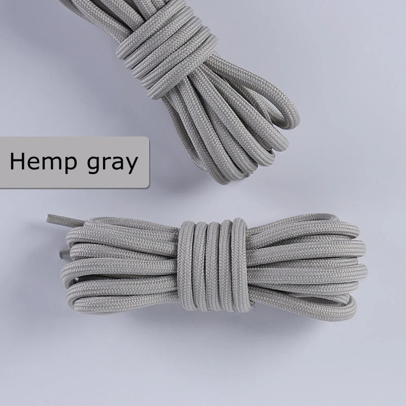1 Pair Round Shoelaces Coconut 350 Black Angel 700 Classic Shoe Laces Tightly Woven Does Not Snag Shoelace For Sneakers