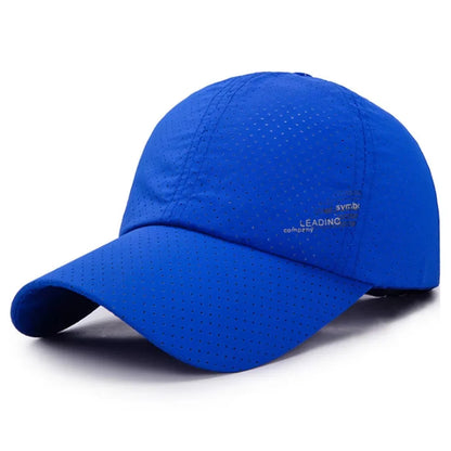 Quick Dry Adjustable Unisex Baseball Caps Summer Outdoor Sun Hats For Women Men Golf Fishing