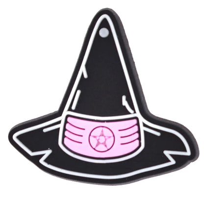 Magic Halloween Day PVC shoe Charms Slippers Buckle combination Fit Wristbands accessories Decoration Bands gift unisex party
