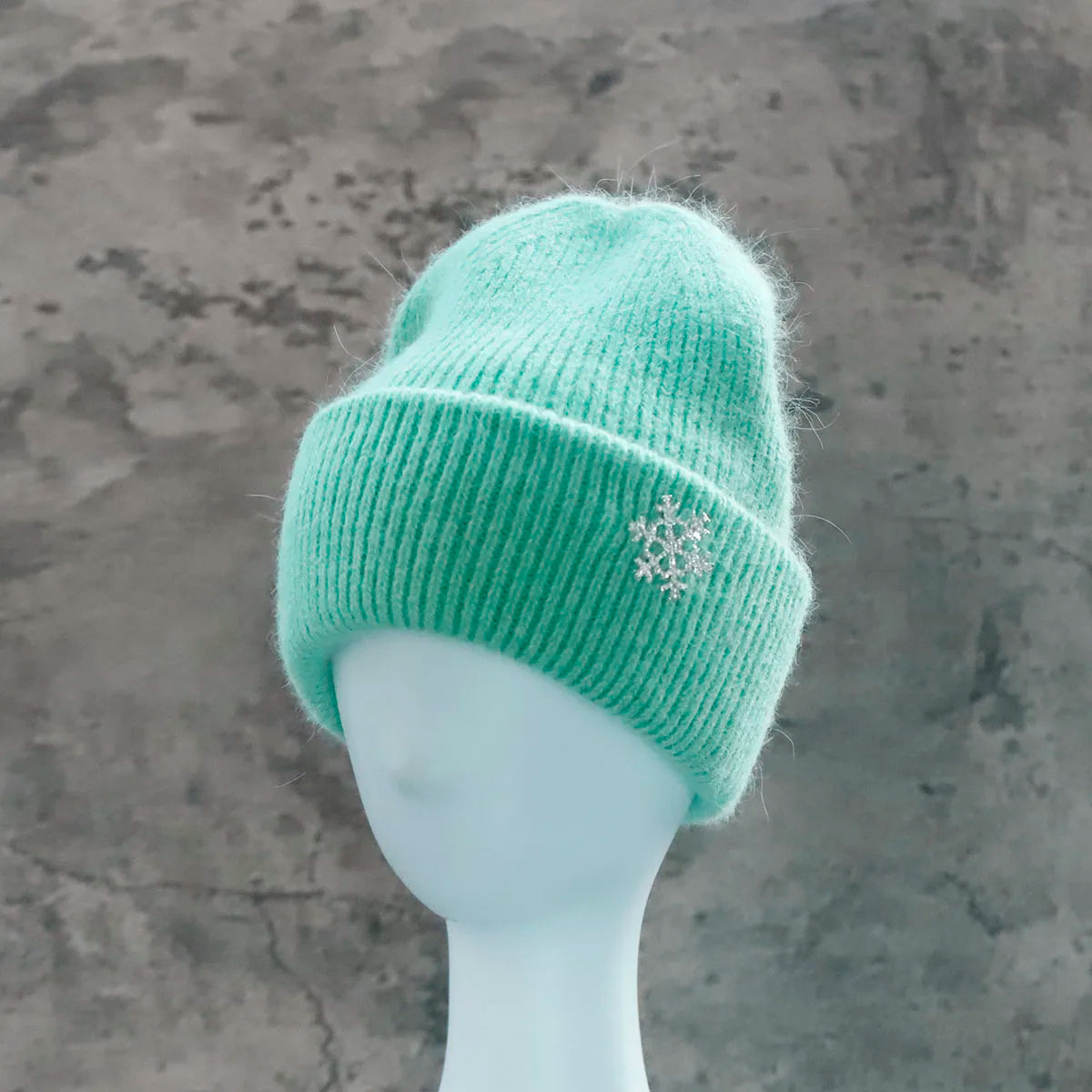 Hot Selling Winter Hat Real Rabbit Fur Winter Hats For Women Snowflake Warm Beanie cold Hats Women Solid Adult Cover Head Cap
