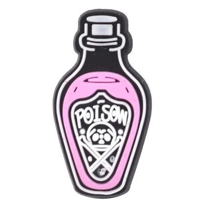 Magic Halloween Day PVC shoe Charms Slippers Buckle combination Fit Wristbands accessories Decoration Bands gift unisex party