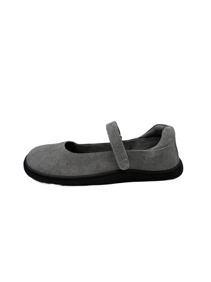 Tipsietoes 2025 Sprinng Autumn Barefoot Leather Ballerina For Women With Flat Soft Sole Zero Drop Wider Toes Box Light Weight