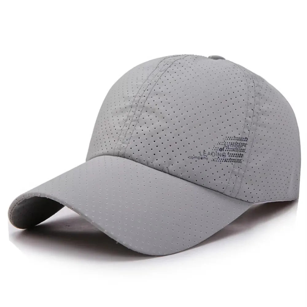 Quick Dry Adjustable Unisex Baseball Caps Summer Outdoor Sun Hats For Women Men Golf Fishing