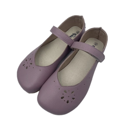 Tipsietoes 2025 Sprinng Autumn Barefoot Genuine Leather Ballerina Mary Jean Women With Flat Soft Sole Zero Drop Wider Toes Box