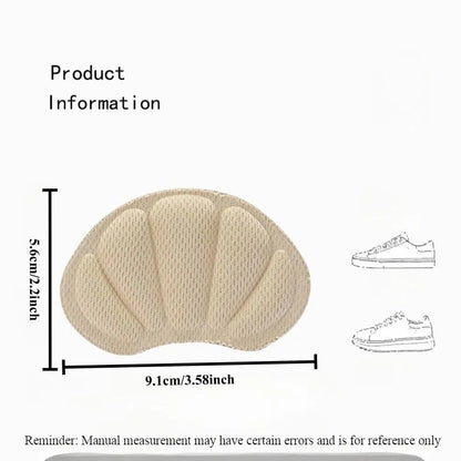 1/2Pair Heel Stickers Insoles Patch Anti-Pain Cushion Pads Heel Care Heel Protector Sports Sneaker Shoes Adhesive Back Sticker