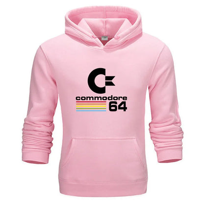 Comfortable Men Hoodie Tracksuit Autumn Winter Male Sweatshirts Commodore 64 Cool Clothing Long Sleeve Hoodies Street Hooded