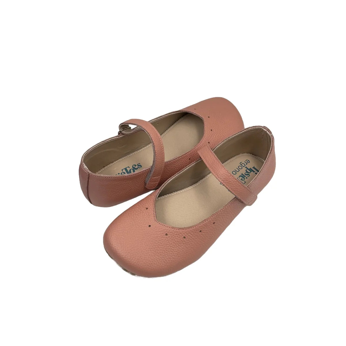 Tipsietoes 2025 Sprinng Autumn Barefoot Genuine Leather Ballerina Mary Jean Women With Flat Soft Sole Zero Drop Wider Toes Box