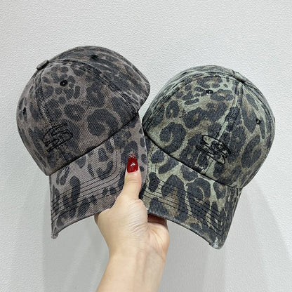 Retro Old Cross-Stitch Camouflage Baseball Cap for Men and Women Matching Face Small New Casual Soft Top Sun Baseball Cap