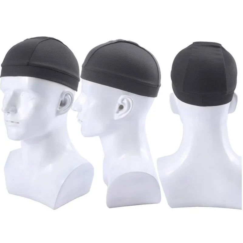 Summer Thin Breathable Mesh Skull Beanie Cap Sweat Absorbent Sport Cap Under Helmet Liner Moisture Wicking Quick Dry Cycling Hat
