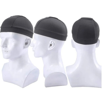 Summer Thin Breathable Mesh Skull Beanie Cap Sweat Absorbent Sport Cap Under Helmet Liner Moisture Wicking Quick Dry Cycling Hat