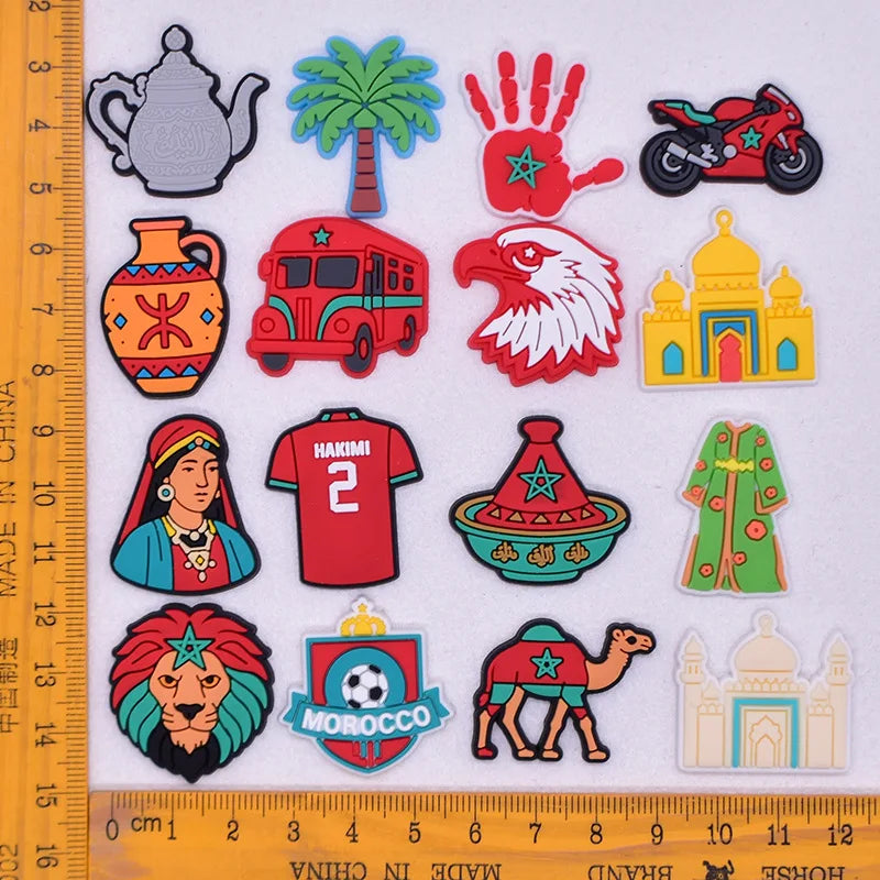 Morocco hole shoes charms shoe buckle removable DIY hole bag decorative accessories decorations wholesale shoe accessories