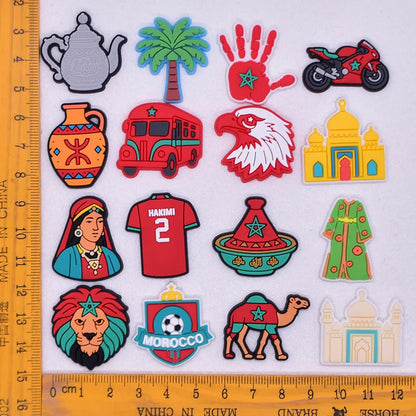 Morocco hole shoes charms shoe buckle removable DIY hole bag decorative accessories decorations wholesale shoe accessories