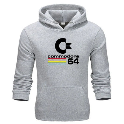 Comfortable Men Hoodie Tracksuit Autumn Winter Male Sweatshirts Commodore 64 Cool Clothing Long Sleeve Hoodies Street Hooded