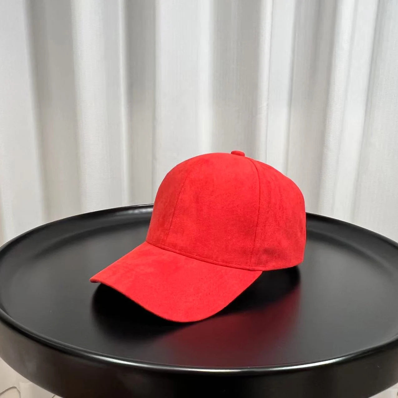 Fashion Adjustable Suede Baseball Caps For Men Women Autumn Winter Solid Retro Snapback Hip Hop Hat Unisex Street Sun Visor Caps
