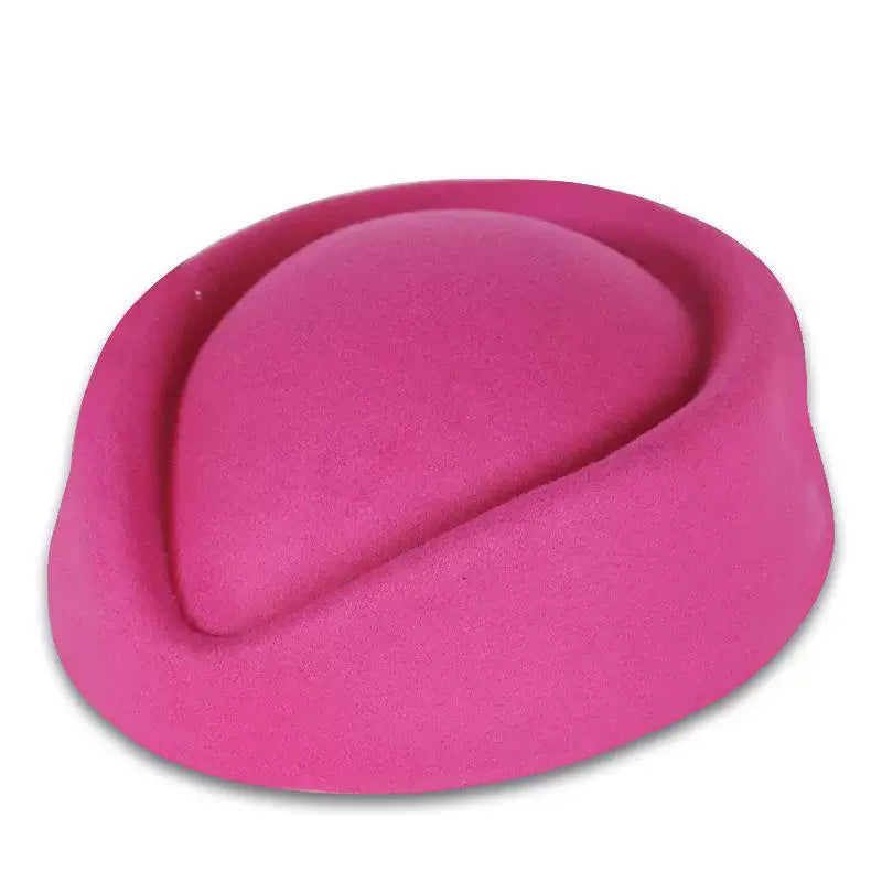 Hepburn Style Black Flat Top Berets Hat Women's French High-end Aviation Stewardess Hat Retro Republic of China Beret