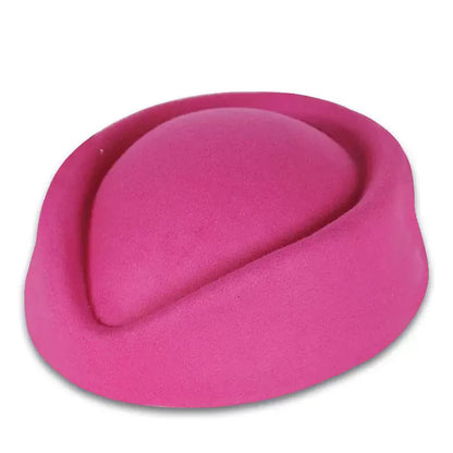 Hepburn Style Black Flat Top Berets Hat Women's French High-end Aviation Stewardess Hat Retro Republic of China Beret