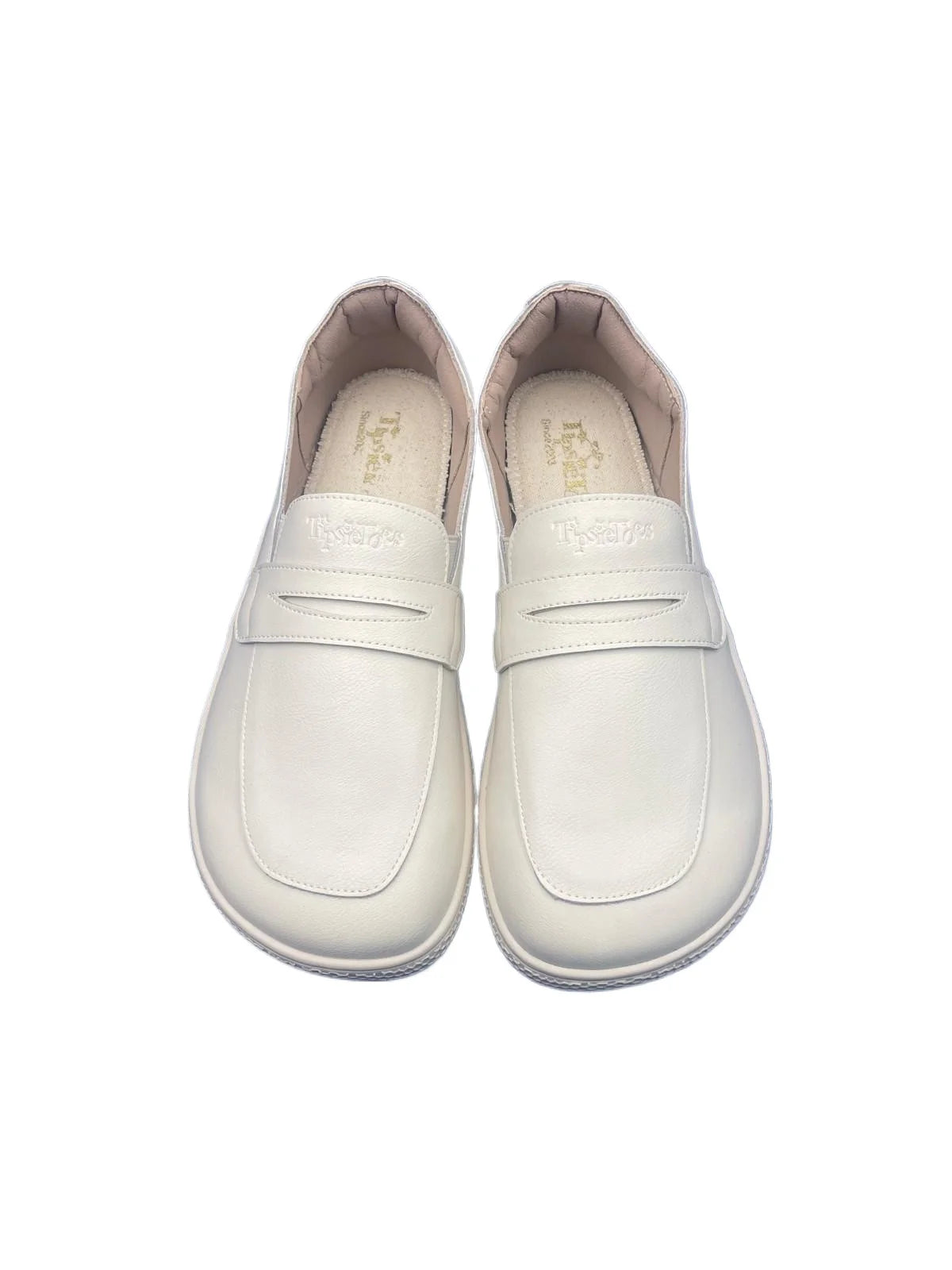 Tipsietoes 2025 Sprinng Autumn Barefoot Genuine Leather Men Women Slippers With Flat Soft Sole Zero Drop Wider Toes Box