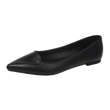 Women Fashion Pointed Toe Slip on Shoes Summer Woman Loafers Comfortable Ladies Yellow Boat Shoes Autumn Flats Zapatos Mujer