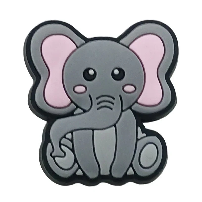 Sale 1Pcs Cute Various Animals Shoe Charms for Crocs Accessories Decorations Clog Shoe Pin Adults Party Favor Gifts