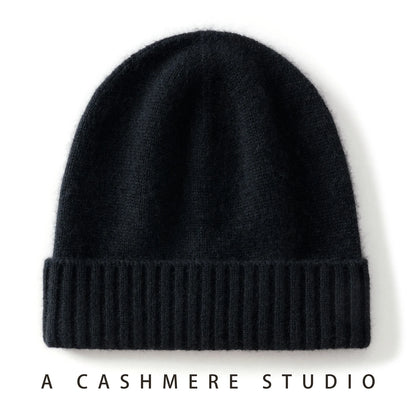 MERRILAMB Winter Hat For Women/Men 100%Quality Cashmere Beanie Cap Unisex Outdoor Casual Solid Knitted Hats Warm Soft SkullCap