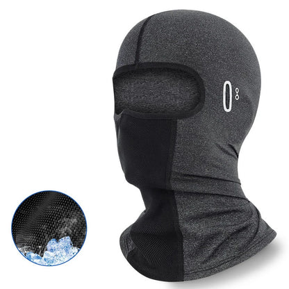 Sun Protection Balaclava  Cycling Full Face Mask Hiking Ice Silk Sun Men Women Sunglasses Holes Cooling Motorcycle Face Cover
