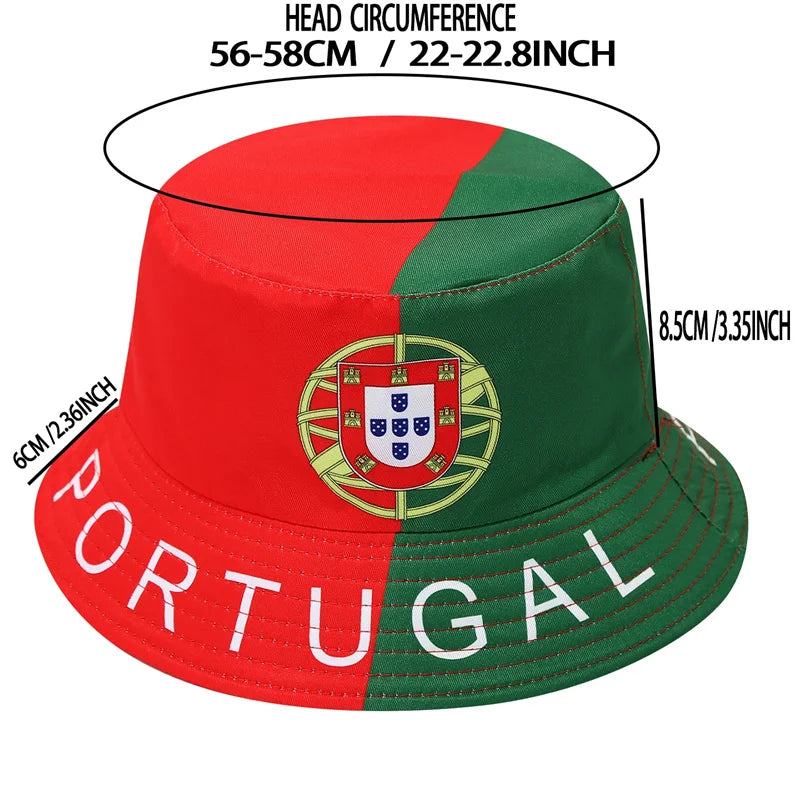 2026 Countries National Flag Bucket Hat Men Women Football FanParty Football Cup Sports Support Sun Hat Soccer Fan Fisherman Hat