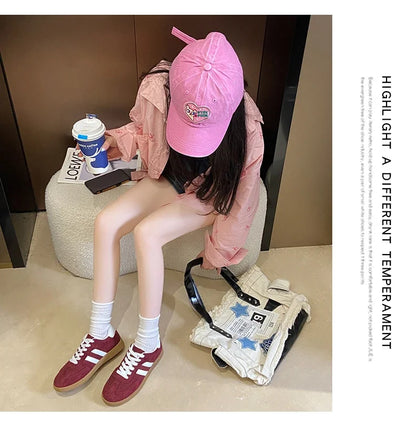 Women Tennis Sneakers Flats Ladies Fashion Mixed Colors Lace-up Vulcanized Shoes Spring Autumn Woman Outdoor Trainers Footwear