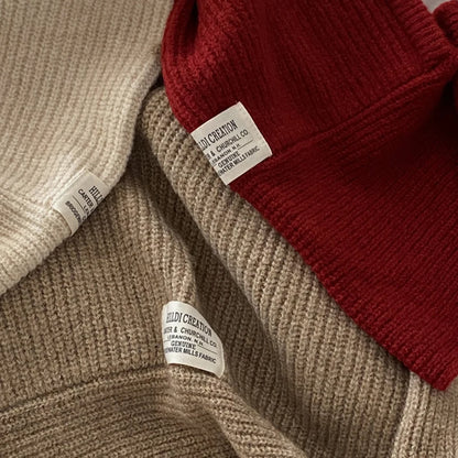 Winter Y2K Wool Knitted Balaclava Hat Fashion Fake Collar Shawl Hooded Hat Outdoor Pullover One-piece Neck Collar Warm Beanies