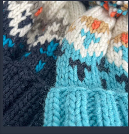 Skiing Cashmere Woman Winter Hat Autumn Beanies with Pompom Warm Wool Skullies Wholesales Acrylic Beanies Winter Hat for Woman