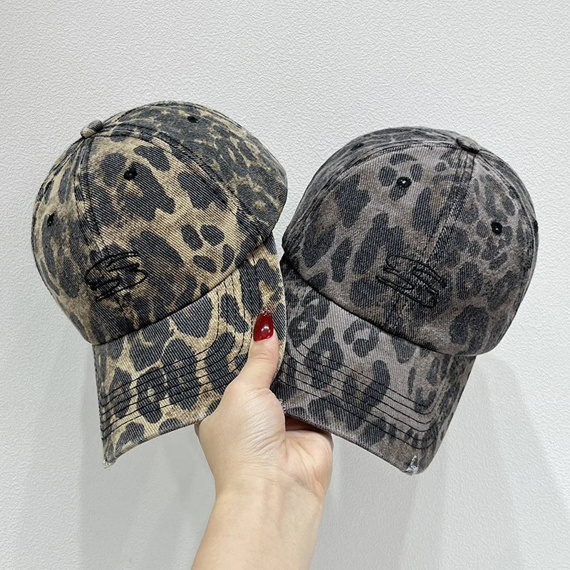 Retro Old Cross-Stitch Camouflage Baseball Cap for Men and Women Matching Face Small New Casual Soft Top Sun Baseball Cap