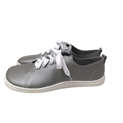 Tipsietoes 2025 Sprinng Autumn Genuine Leather Barefoot Sneaker For Women Flat Soft Thin Out Sole Zero Drop Wider Toe Box