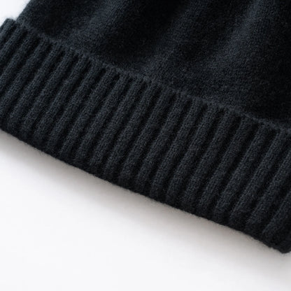 MERRILAMB Winter Hat For Women/Men 100%Quality Cashmere Beanie Cap Unisex Outdoor Casual Solid Knitted Hats Warm Soft SkullCap