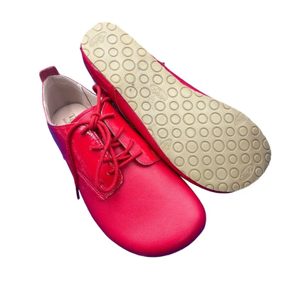 Tipsietoes 2025 Sprinng Autumn Barefoot Genuine Leather Women Sneaker With Zero Drop Flat Soft Sole Wider Toe Box Light Weight