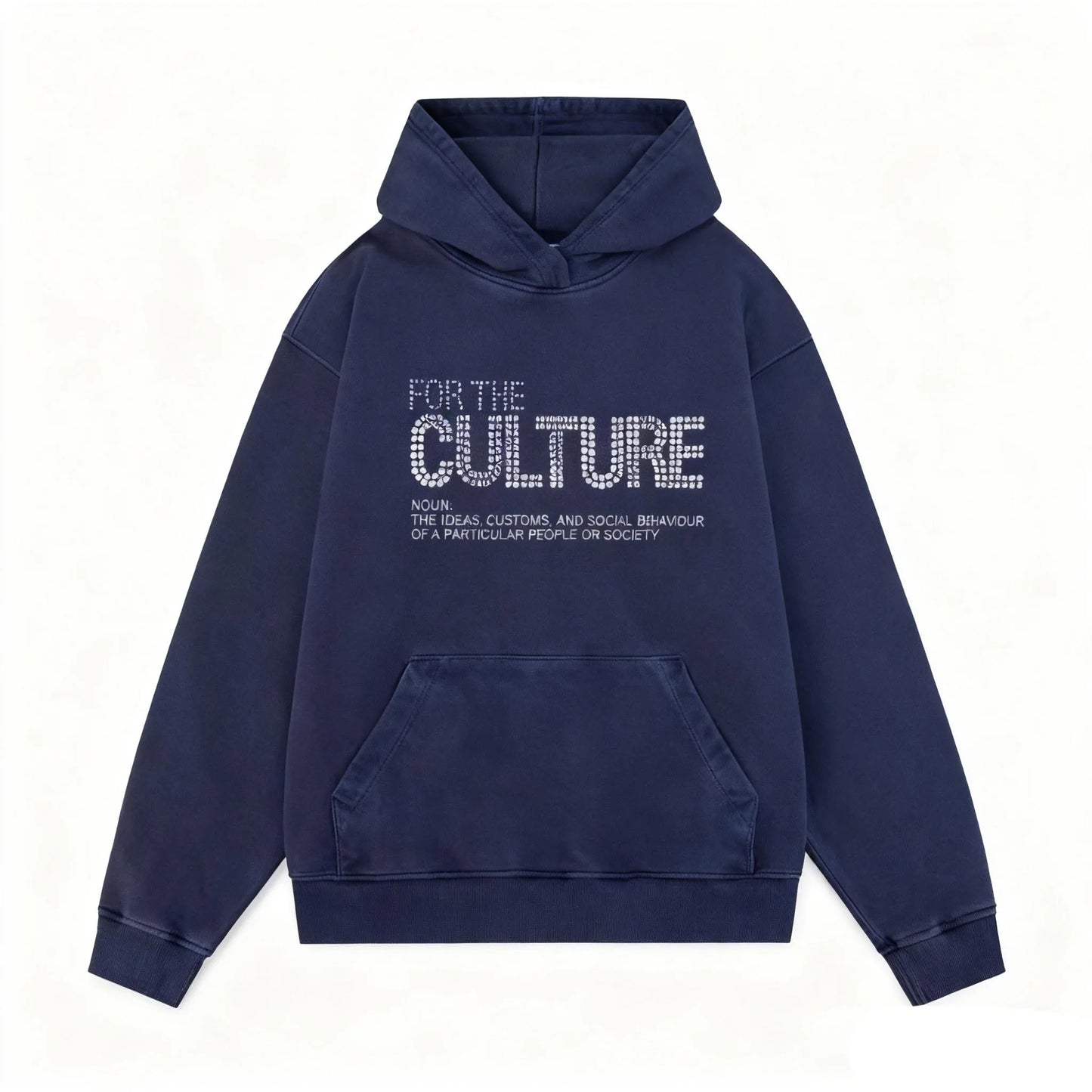 Retro Fashion Hoodies Autumn Winter New Loose American Personalized Clothing Trend Letter Rhinestones Trendy Streetwear