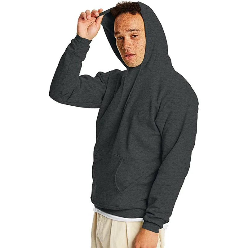 Men's Hoodies Women Pullover Spring Autumn Casual Hoodie Sweatshirts Solid Color Hoodies Oversize Black Sweatshirt For Male