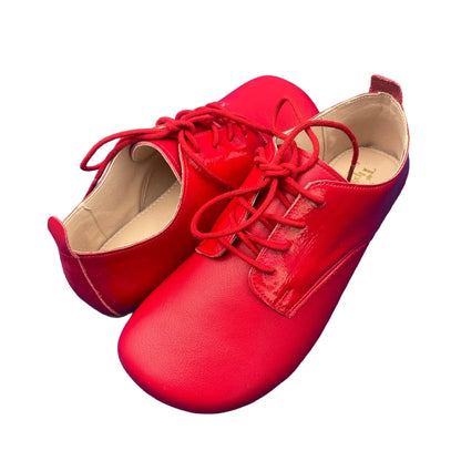 Tipsietoes 2025 Sprinng Autumn Barefoot Genuine Leather Women Sneaker With Zero Drop Flat Soft Sole Wider Toe Box Light Weight