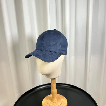 Fashion Adjustable Suede Baseball Caps For Men Women Autumn Winter Solid Retro Snapback Hip Hop Hat Unisex Street Sun Visor Caps