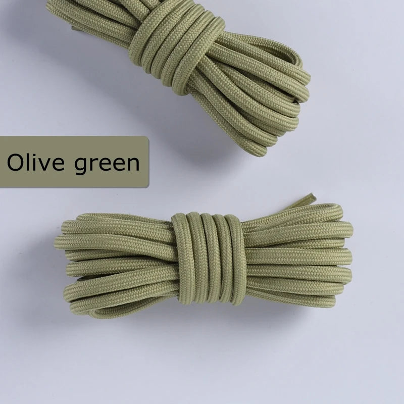 1 Pair Round Shoelaces Coconut 350 Black Angel 700 Classic Shoe Laces Tightly Woven Does Not Snag Shoelace For Sneakers