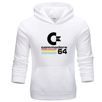 Comfortable Men Hoodie Tracksuit Autumn Winter Male Sweatshirts Commodore 64 Cool Clothing Long Sleeve Hoodies Street Hooded