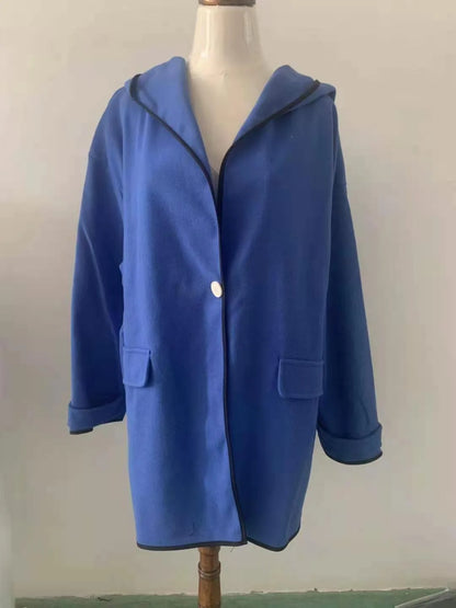 Women's Autumn And Winter Coat Autumn Winter Long Sleeve Casual Outwears Fashion Women Solid Loose Jacket Hoodies Sweatshirts