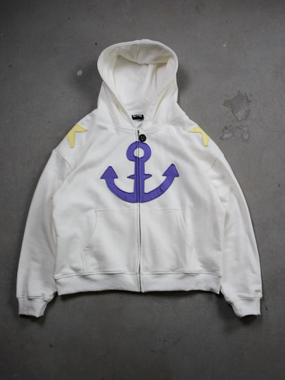 Harajuku Jojo Bizarre Adventure Zip Up Hoodies Oversized Mens Womens Zipper Hoodie Hip Hop CoupleS Y2k Street Sweatshirt