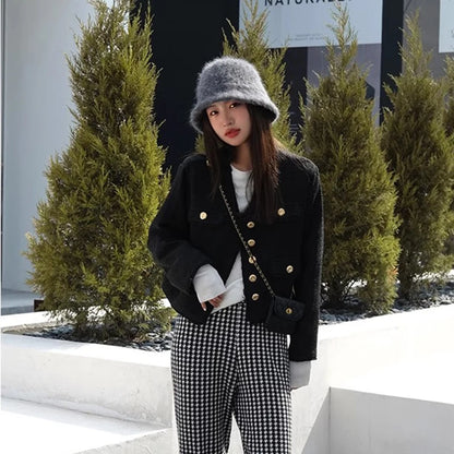 Good Angola Long Rabbit Fur Fisherman Bucket Hat Winter Fashion Soft Warm Wool Basin Cap Foldable Women Gift